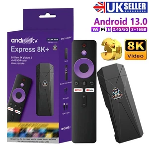 Fire TV Stick 8K UHD Android 13.0 Media Player WiFi6 with Bluetooth Voice Remote - Picture 1 of 18