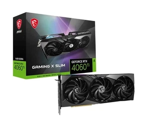 MSI GeForce RTX 4060 Ti Gaming X Slim 16GB GDDR6 PCIe 4.0 RGB DLSS 3 GPU - Picture 1 of 8