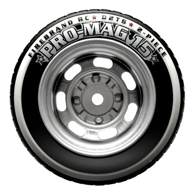 PRO-MAG 15-D2T6 1:10 Two-Piece Drift Tread FBR99571, Pre-Glued, 12 MM Hex - Image 1 of 4