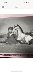 Ashton Drake “Together Free” Small Porcelain Native American Doll &Horse - Picture 1 of 5