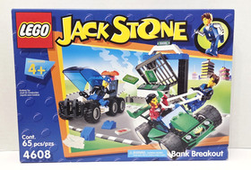 LEGO 4608 Jack Stone Bank Breakout NEW Sealed Set 65pcs Rare Vintage