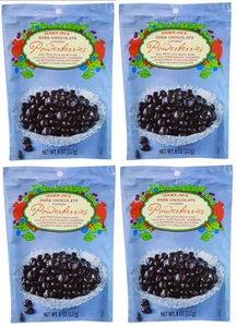 New (4 Packs) Trader Joe's Dark Chocolate Covered Powerberries 8 oz Each Pack - Picture 1 of 1