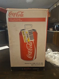 COCA COLA MINI CAN FRIDGE REFRIGERATOR THERMOELECTRIC COOLER 12VDC / 110AC - Picture 1 of 5