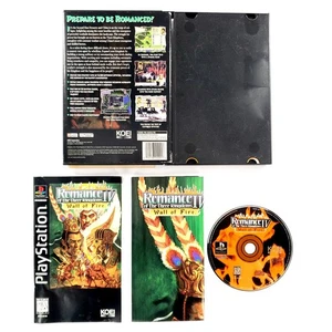 Romance of the Three Kingdoms IV: Wall of Fire Sony PlayStation 1 Long Box READ - Picture 1 of 16