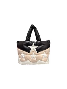 Miu Miu Logo Quilted Star Padded Tote Bag 5BG240 99072321 - Picture 1 of 9