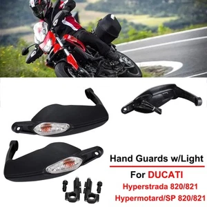Hand Guards For Ducati Hypermotard 820/821 Hyperstrada 820/821 Turn Signal Light - Picture 1 of 18
