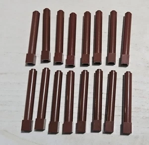 16 Pc lot LEGO® Part 43888 Reddish Brown Support 1 x 1 x 6 Solid Pillar - Picture 1 of 1