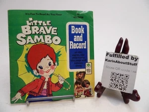 Little Brave Sambo [Buch und Schallplatte] Helen Bannerman 45 RPM kostenloser Versand - Bild 1 von 6