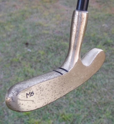 VINTAGE BRASS MASTER M5 35-1/2" BLADE PUTTER - FOR RIGHT OR LEFT HANDED PLAYER - Image 1 of 4