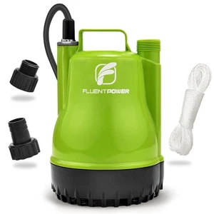 Pompa Utilitaria 1/4HP 1900GPH Pompa Sommergibile Portatile, Controllo Manuale con... - Foto 1 di 6