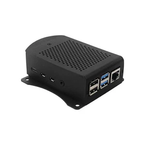 Aluminum Alloy Case Enclosure Housing W/ Cooling Fan For Raspberry Pi 4 Model B - Afbeelding 1 van 6