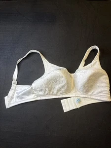Sujetador Playtex 36D 18 Horas Blanco Elegante Soporte Estilo 4608 Inalámbrico Forrado Copas - Imagen 1 de 9
