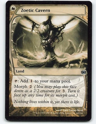 Zoetic Cavern #180, Future Sight, Magic the Gathering card - Image 1 of 2