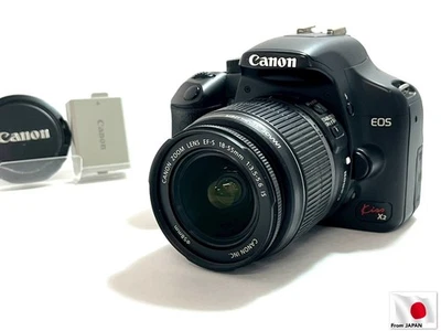 Canon EOS Kiss X2 12.2MP Digital SLR Camera EF-S 18-55mm f/3.5-5.6 JP (62114OY8) - Image 1 of 4