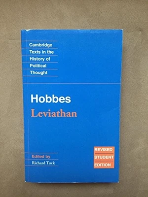 Hobbes: Leviathan: Revised student edition (Cambri... by Tuck, Richard Paperback - Image 1 of 2
