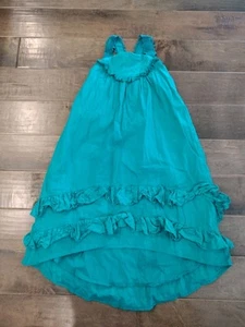 MATILDA JANE Girls Seriously Sweet bright green ruffled maxi dress - size 6 - Picture 1 of 10