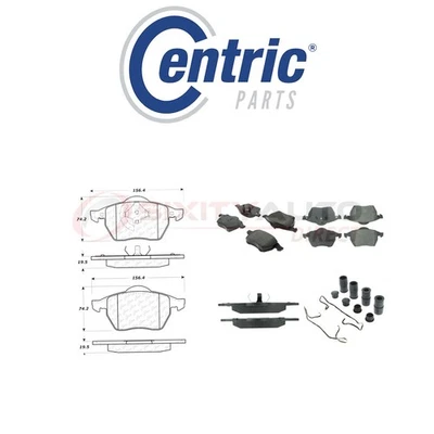 Centric Posi Quiet Ceramic Brake Pads w Shims for 2000 Audi TT 1.8L L4 - eg Foto 1 de 4