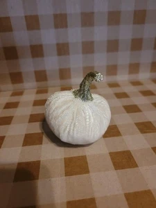 Bath & Body Works Glitter Pumpkin Magnet Candle Topper Cream New - Picture 1 of 3