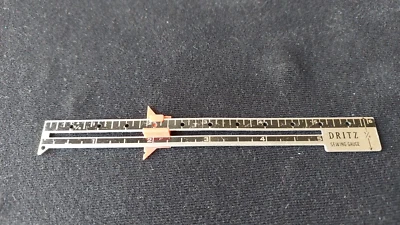 DRITZ SEWING GAUGE. VINTAGE - Image 1 of 4