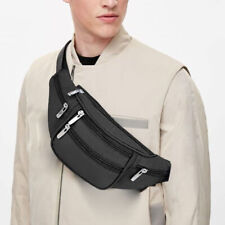 Premium Cowhide Leather Waist Fanny Pack Shoulder Bag For Men Women