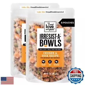 I AND LOVE AND YOU Fresh Dog Food - Irresist-a-Bowls Chicken and Duck Recipe - Picture 1 of 5