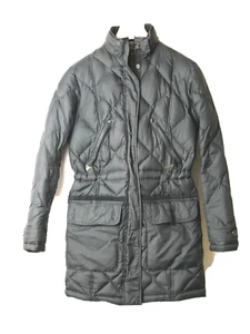 Ladies Barbour Bowfell 100% Natural Feather Down Jacket - Black - sz XS - Picture 1 of 11