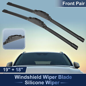 2pcs Front Silicone Windshield Wiper Blades for Mini Cooper R50 R53 2001-2005