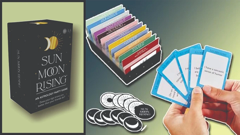 SUN MOON RISING; AN ASTROLOGY PARTY GAME BY HASBRO - Image 1 of 1