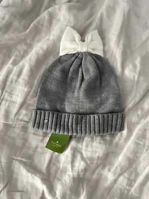 Kate Spade Bow Beanie Hat NEW NWT - Image 1 of 4