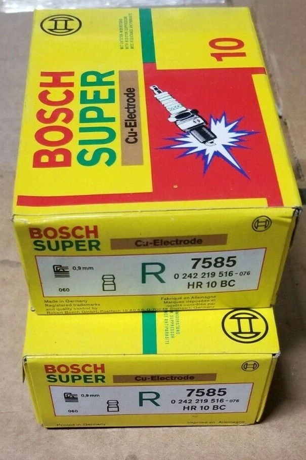 Bujía Bosch Super 7585 HR10BC 0242219516076 - ¡Haz oferta por más de 1! Foto 1 de 1