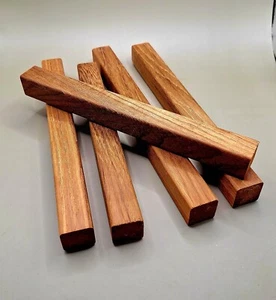 5 Teak 1x1 Sticks - Picture 1 of 1