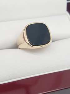 Yellow Gold Onyx Signet Fine Rings For Sale Ebay