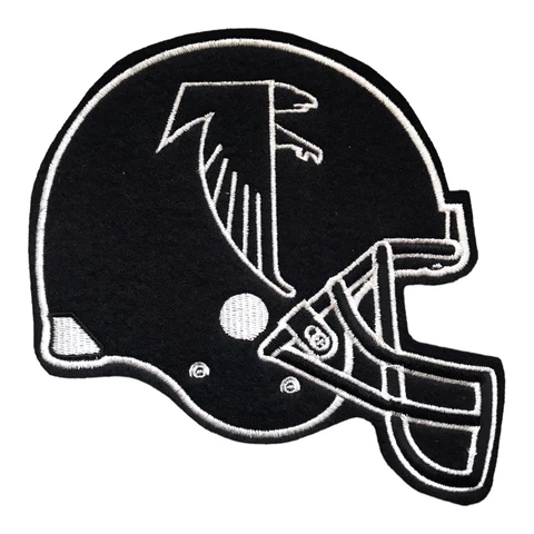 1990 ATLANTA FALCONS NFL FOOTBALL 5.75" CLASSIC THROWBACK HELMET LOGO TEAM PATCH Cover