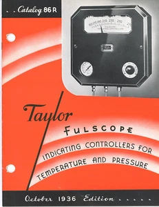 Catálogo de octubre de 1936 Taylor Fulscope Instruments Rochester NY - Imagen 1 de 2