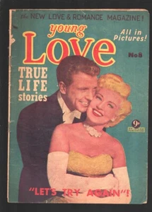 Young Love #8 1950's-Betty Grable & Dan Dailey photo cover-Romance comics-Pub... - Picture 1 of 2