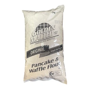 GOLDEN MALTED Original WAFFLE & PANCAKE FLOUR MIX 60 OZ 3.75lb + FREE SHIPPING! - Picture 1 of 3