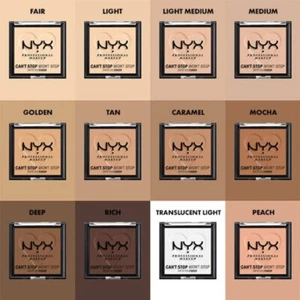NYX TRUCCO PROFESSIONALE Non può smettere di opacizzare polvere pressata - Foto 1 di 46