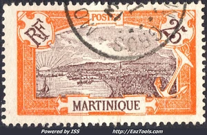 MARTINIQUE N° 96 AVEC BEAU CACHET A DATE DE GROS MORNE - Picture 1 of 2
