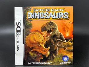 Battle of Giants: Dinosaurs (Nintendo DS) *NUR ANLEITUNG - OHNE SPIEL* - Bild 1 von 2