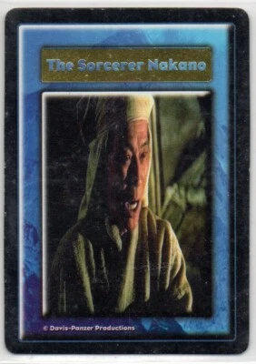 1st Edition Highlander TCG CCG The Sorcerer Nakano MCBC Pre-Game  Foil - Image 1 of 2