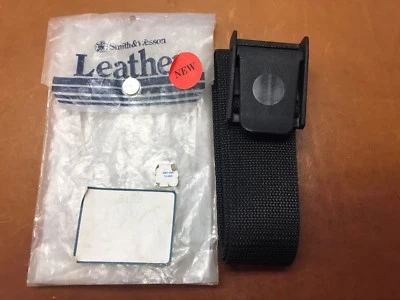 Smith & Wesson Nylon Gun Belt 55" Black Heavy Duty NOS - Image 1 of 3