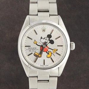 Rolex Airking ref. 5500 - Mickey Mouse Dial - Oyster Bracelet - Foto 1 di 7