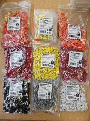 Bootlace Ferrules - Single and twin (Weidmuller)