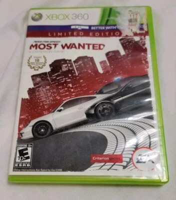 Need for Speed: Most Wanted Limited Edition Microsoft Xbox 360Tested Pre Owned - Image 1 of 4
