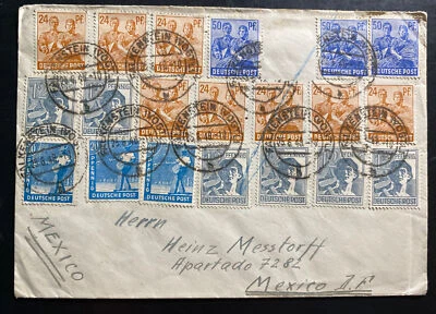 1949 Falkenstein Germany Postwar Cover To Mexico City Mexico - Image 1 of 2