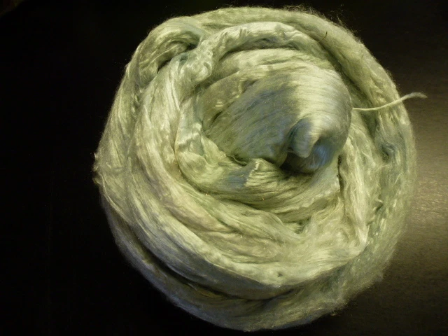 Mulberry Silk Top Hand Dyed 2 Ounces Pale Sage - Image 1 of 1