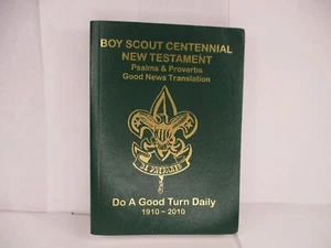 Boy Scout Centennial New Testament Psalms & Proverbs Good News Translation - Picture 1 of 3