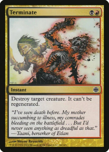 Terminate Alara Reborn Light Play MTG Magic DNA GAMES - Image 1 of 1