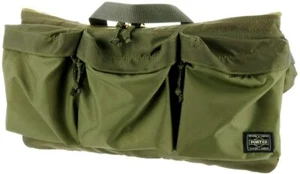 Yoshida Bag PORTER FORCE WAIST BAG FUNNY PACK Olive 855-05460 MADE IN JAPAN New - Picture 1 of 2