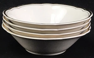 (Set2) 4 x Kahla KHL21 5-1/4" Berry Bowls Retired Scalloped Gold Trim Gilded - Picture 1 of 11